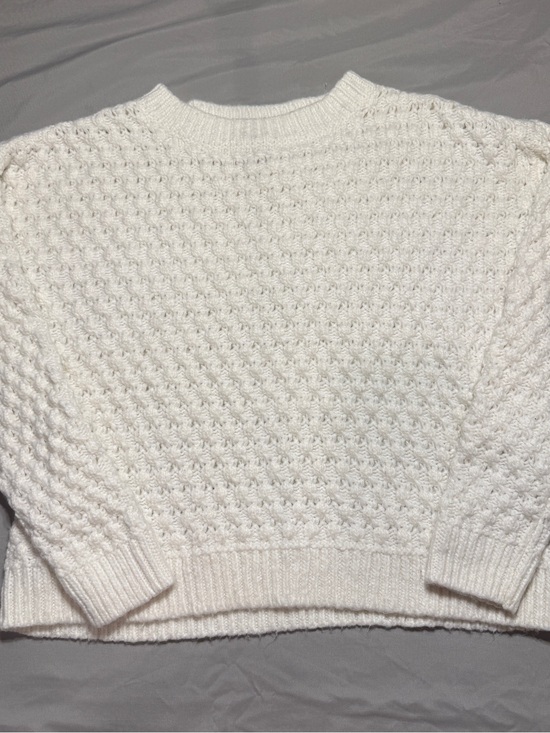 LOFT Sweaters - Loft Classic White Chunky Knit Women's Sweater Large